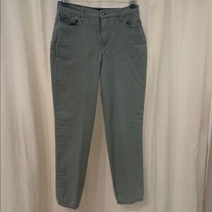 Gloria Vanderbilt Light Olive/Mint Straight Leg Jeans